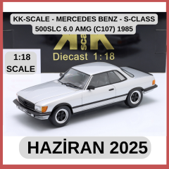 KK-SCALE - MERCEDES BENZ - S-CLASS 500SLC 6.0 AMG (C107) 1985
