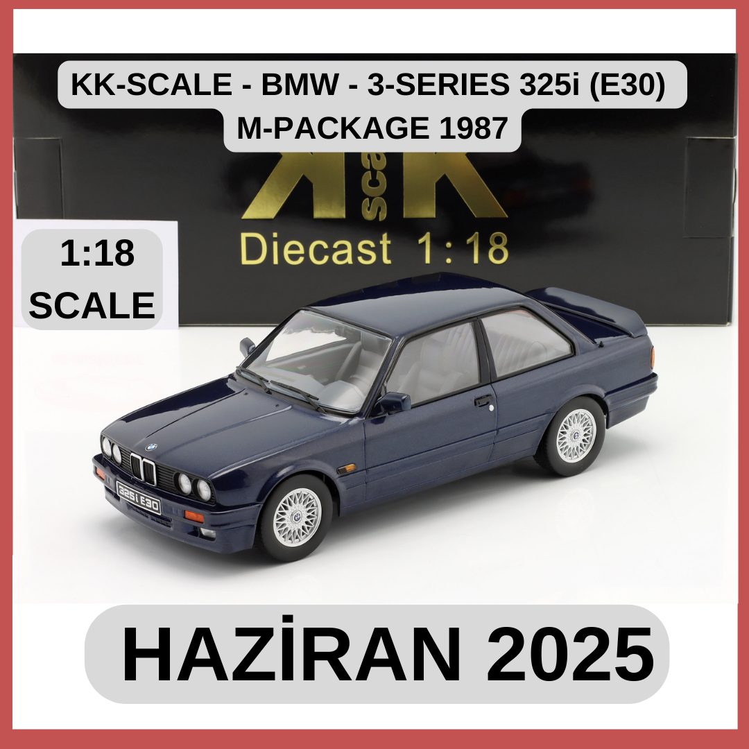 KK-SCALE - BMW - 3-SERIES 325i (E30) M-PACKAGE 1987