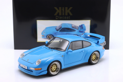 1/12 KK SCALE Porsche 911 (993) GT2 Year 1996 light blue / BBS Rims - KKDC120283B