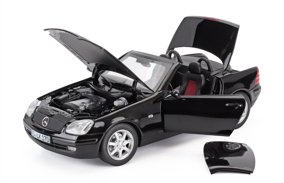 1/18 NOREV - MERCEDES BENZ - SLK-CLASS SLK200 CABRIOLET SPIDER (R170) 1996