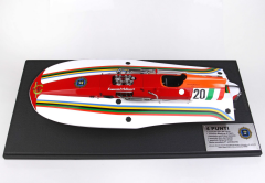 1/18 BBR Molinari 4 Point Motorboat #20 F1 Inboard World Champion - FER003