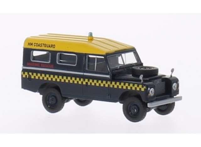 1/87 Land Rover 109 Station, RHD, HM Coastguard (GB), Marine Rescue, black/yellow
