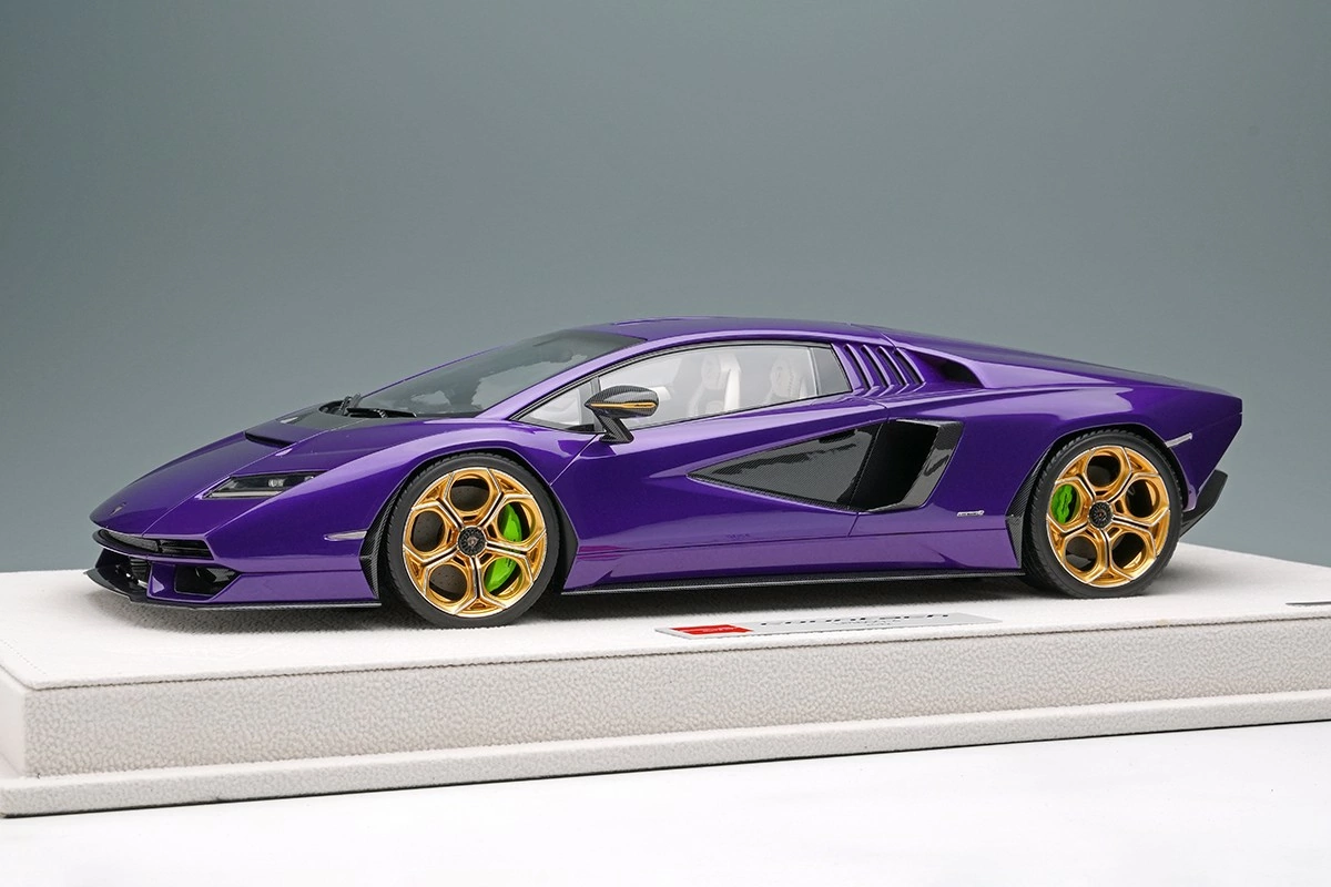 Ön Sipariş - 1/18 Make UP/EIDOLON Lamborghini Countach LPI 800-4 2022 (Viola Pacifae)