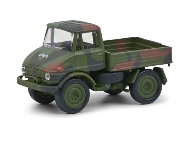 1/87 Mercedes Benz Unimog, green camouflage