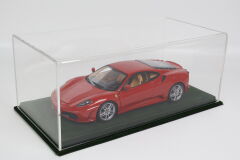 LYRD BOX 1:18 ÖLÇEK BRITISH RACING GREEN ALCANTARA SERGİLEME STANDI – (OLIVE DİKİŞ) LY122