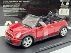 1/18 AUTOart Mini Cooper S Cabriolet (red) - 74849