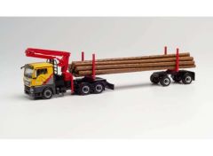 1/87 MAN TGX L H.trans. Mengel timer transport, yellow/red