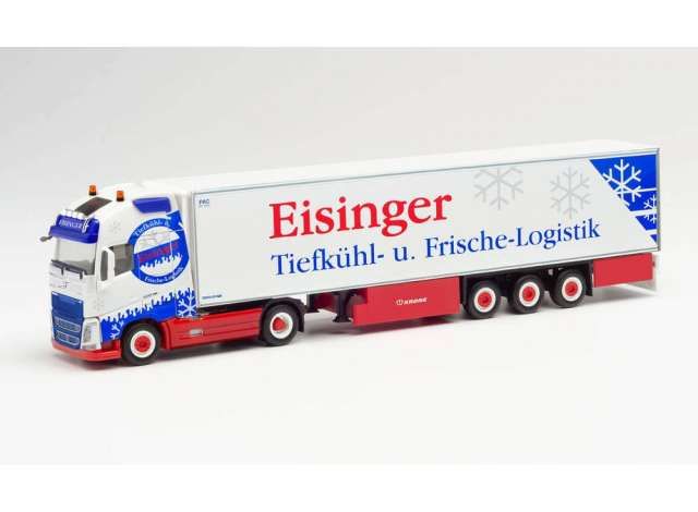 1/87 Volvo FH Gl. K.Sz. Eisinger Refrigerated transport, Blue/Red/White