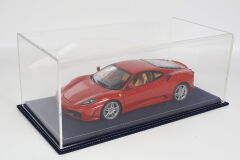 LYRD BOX 1:18 ÖLÇEK MIDNIGHT NAVY ALCANTARA SERGİLEME STANDI – (GÜMÜŞ DİKİŞ) LY124