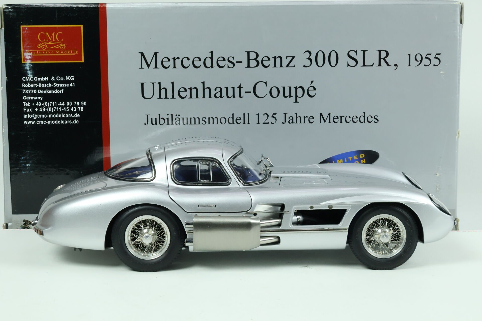 1/18 CMC - MERCEDES BENZ - 300 SLR UHLENHAUT COUPE 1955