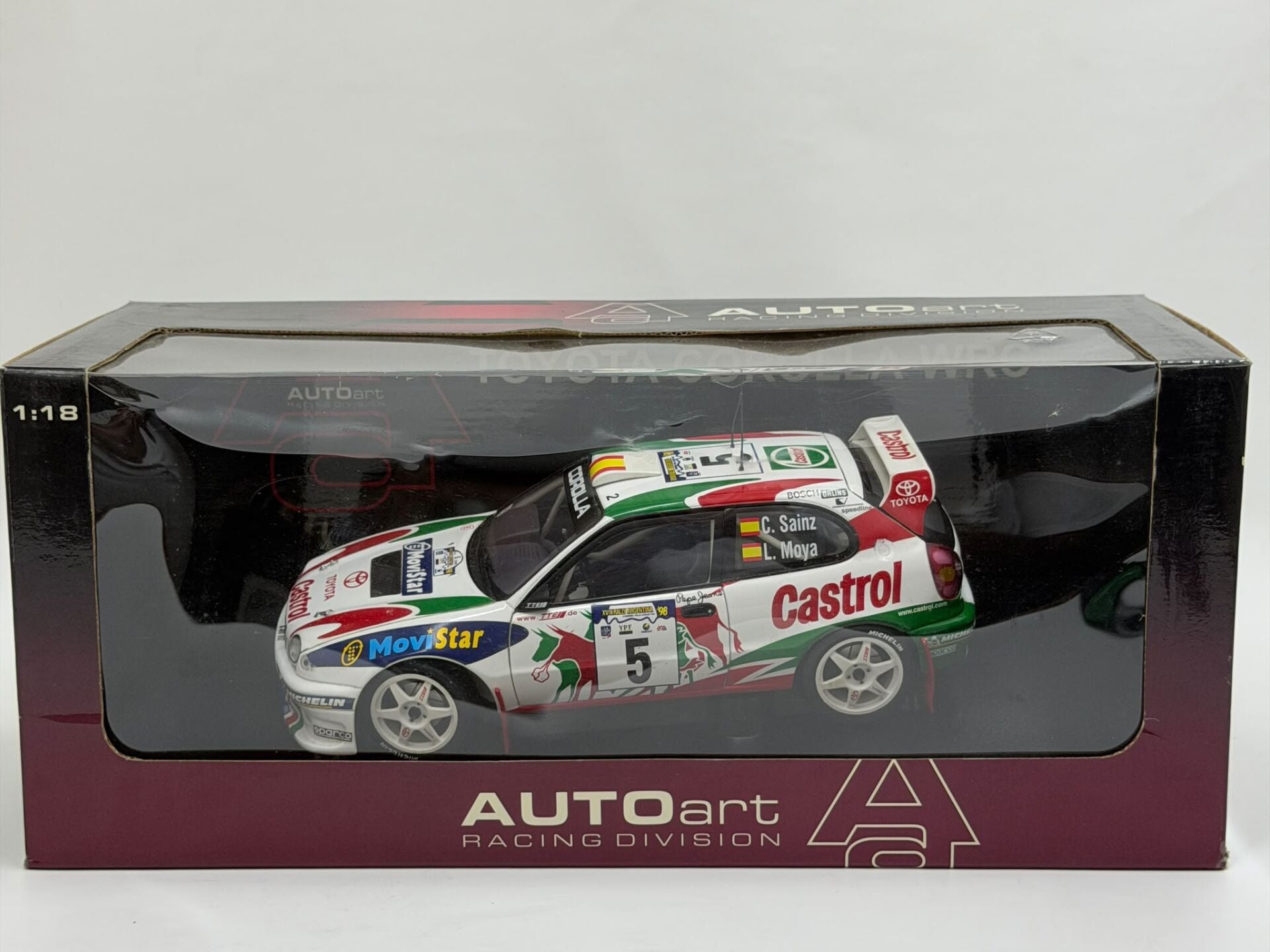 1/18 AUTOart Toyota Corolla WRC - C.Sainz / L.Moya #05 - 80026