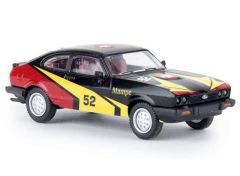 1/87 Ford Capri III #52, black/red/yellow