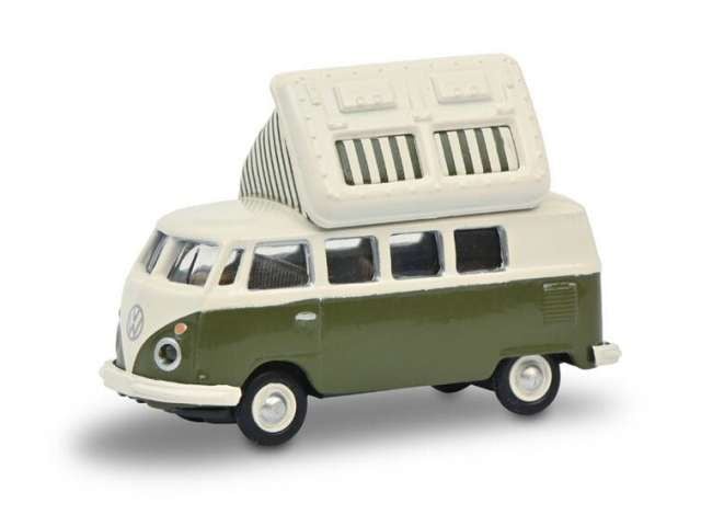 1/87 Volkswagen T1c Campingbus, green/white