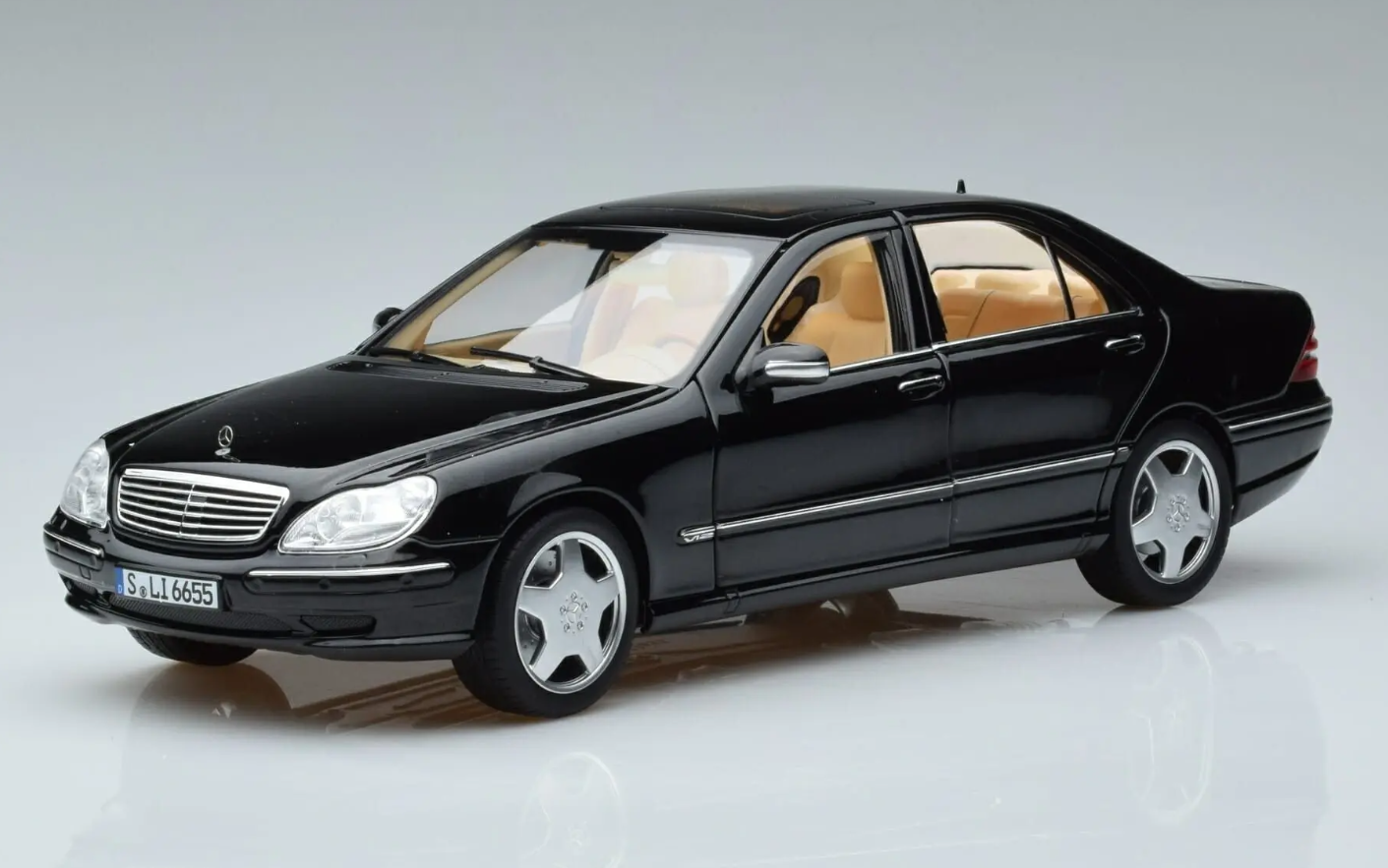 NOREV - MERCEDES-BENZ S55 AMG W220 1997 - BLACK