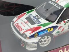 1/18 AUTOart Toyota Corolla WRC Rally Great Britain #6, driven by Didier Auriol / Network Q Rally 1998 -  80023