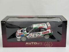 1/18 AUTOart Toyota Corolla WRC Rally Great Britain #6, driven by Didier Auriol / Network Q Rally 1998 -  80023