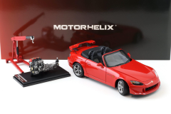 1/18 MOTORHELIX - HONDA - S2000 TYPE S HARD-TOP WITH ENGINE AND ACCESSORIES 2007