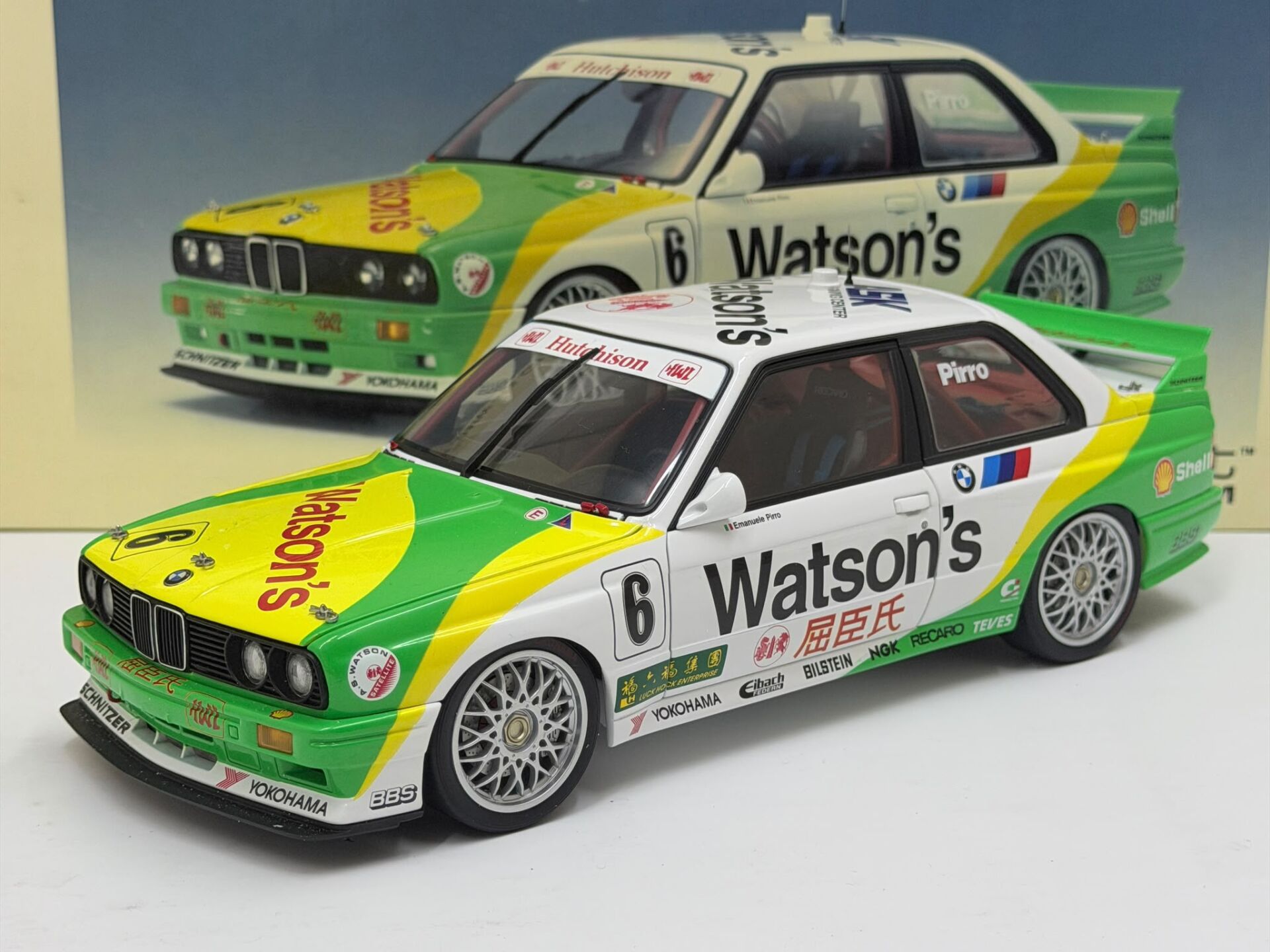 1/18 AUTOart BMW E30 M3 Macau Emanuele Pirro WINNER #6 - 89149