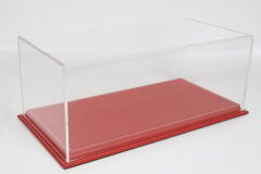 LYRD BOX 1:18 ÖLÇEK CORSA RED SERGİLEME STANDI – (BEYAZ DİKİŞ) LY139