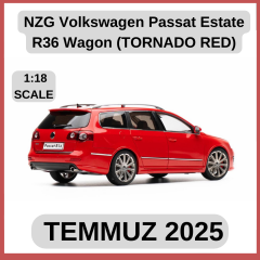 NZG Volkswagen Passat Estate R36 Wagon (TORNADO RED)