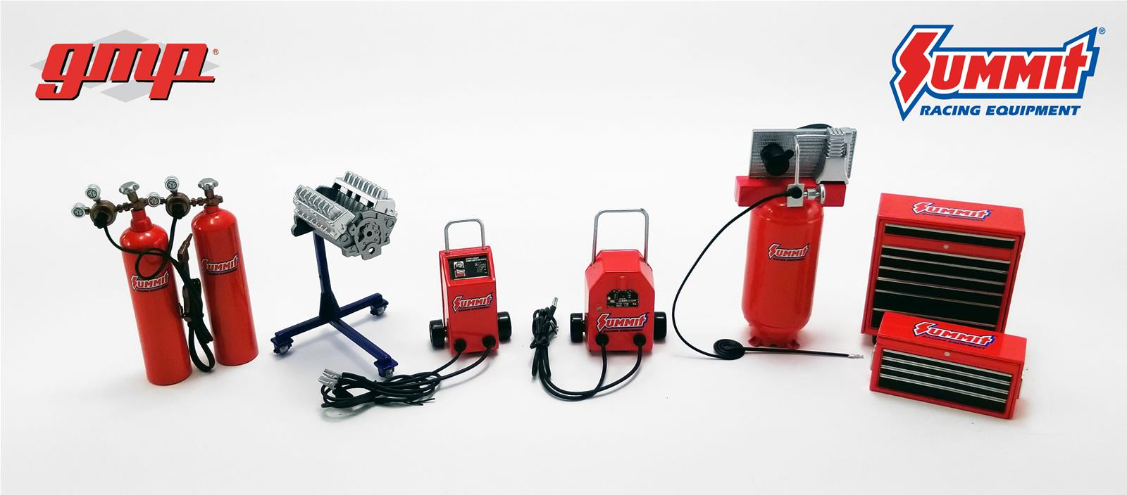 1/18 GMP - ACCESSORIES - SET OFFICINA GARAGE TOOL SET SUMMIT