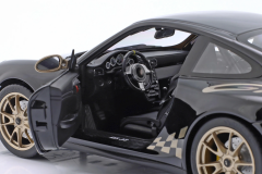 1/18 Norev Porsche 911 (997.2) GT3 RS year 2009 black / gold - 187563