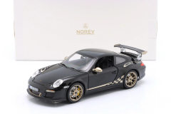 1/18 Norev Porsche 911 (997.2) GT3 RS year 2009 black / gold - 187563
