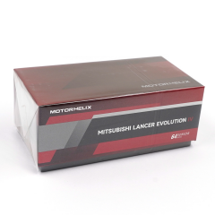 1/64 Motorhelix  Mitsubishi Lancer Evolution IV 4 Steel Silver