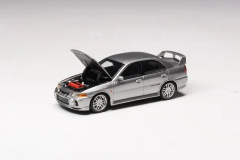 1/64 Motorhelix  Mitsubishi Lancer Evolution IV 4 Steel Silver