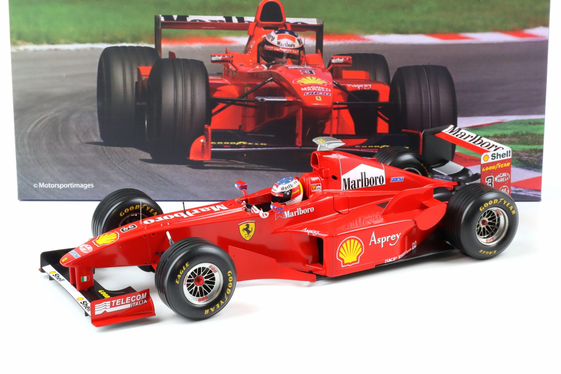 1/12 WERK83 Ferrari F300 Winner Monza Italian GP F1 M.Schumacher 1998 #3 - W12003005