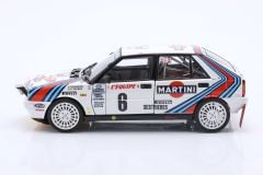 KYOSHO - LANCIA - DELTA HF INTEGRALE 4WD (night version) TEAM MARTINI RACING N 6 WINNER RALLY MONTECARLO 1987 MIKI BIASION - TIZIANO SIVIERO