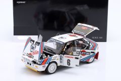 KYOSHO - LANCIA - DELTA HF INTEGRALE 4WD (night version) TEAM MARTINI RACING N 6 WINNER RALLY MONTECARLO 1987 MIKI BIASION - TIZIANO SIVIERO