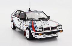KYOSHO - LANCIA - DELTA HF INTEGRALE 4WD TEAM LANCIA N 4 WINNER RALLY 1000 LAKES 1987 MARKKU ALEN - ILKKA KIVIMAKI