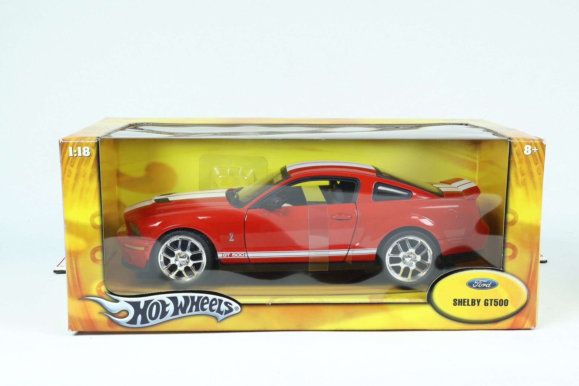 1/18 HOT WHEELS FORD MUSTANG SHELBY GT500 RED