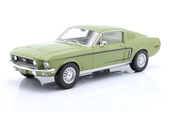 1/12 Norev Ford Mustang Fastback GT 1968 light green metallic - 122704