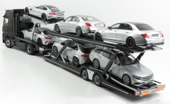 1/18 NZG - MERCEDES BENZ - ACTROS 2 1863 GIGASPACE 2018 TRUCK CAR TRANSPORTER - CARS NOT INCLUDED