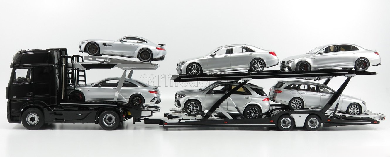 1/18 NZG - MERCEDES BENZ - ACTROS 2 1863 GIGASPACE 2018 TRUCK CAR TRANSPORTER - CARS NOT INCLUDED