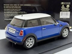 1/18 AUTOART MINI Cooper Lightning Blue Metallic/White Roof - 75002