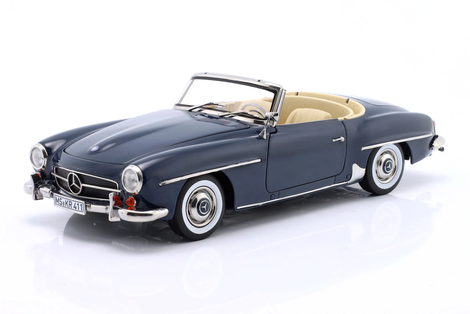 1/18 Norev Mercedes-Benz 190 SL 1957 blue - 183403