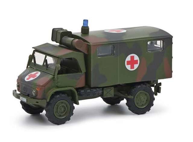 Mercedes Benz Unimog S404 Sanka, army green