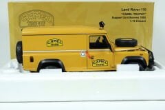 1/18 ALMOST-REAL - LAND ROVER - DEFENDER 110 SUPPORT UNIT RALLY CAMEL TROPHY BORNEO 1989