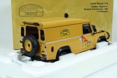 1/18 ALMOST-REAL - LAND ROVER - DEFENDER 110 SUPPORT UNIT RALLY CAMEL TROPHY BORNEO 1989