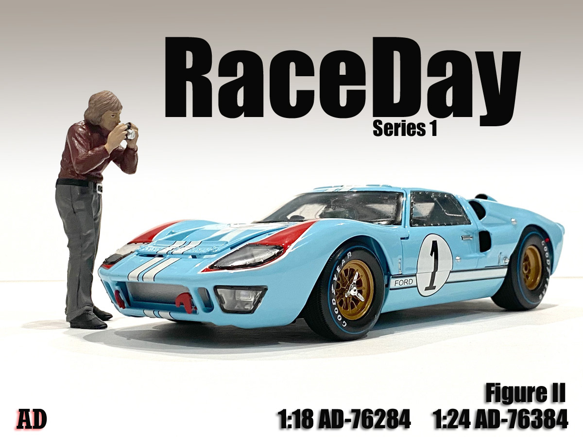 1/18 American Diorama - Race Day 1 - Figure II