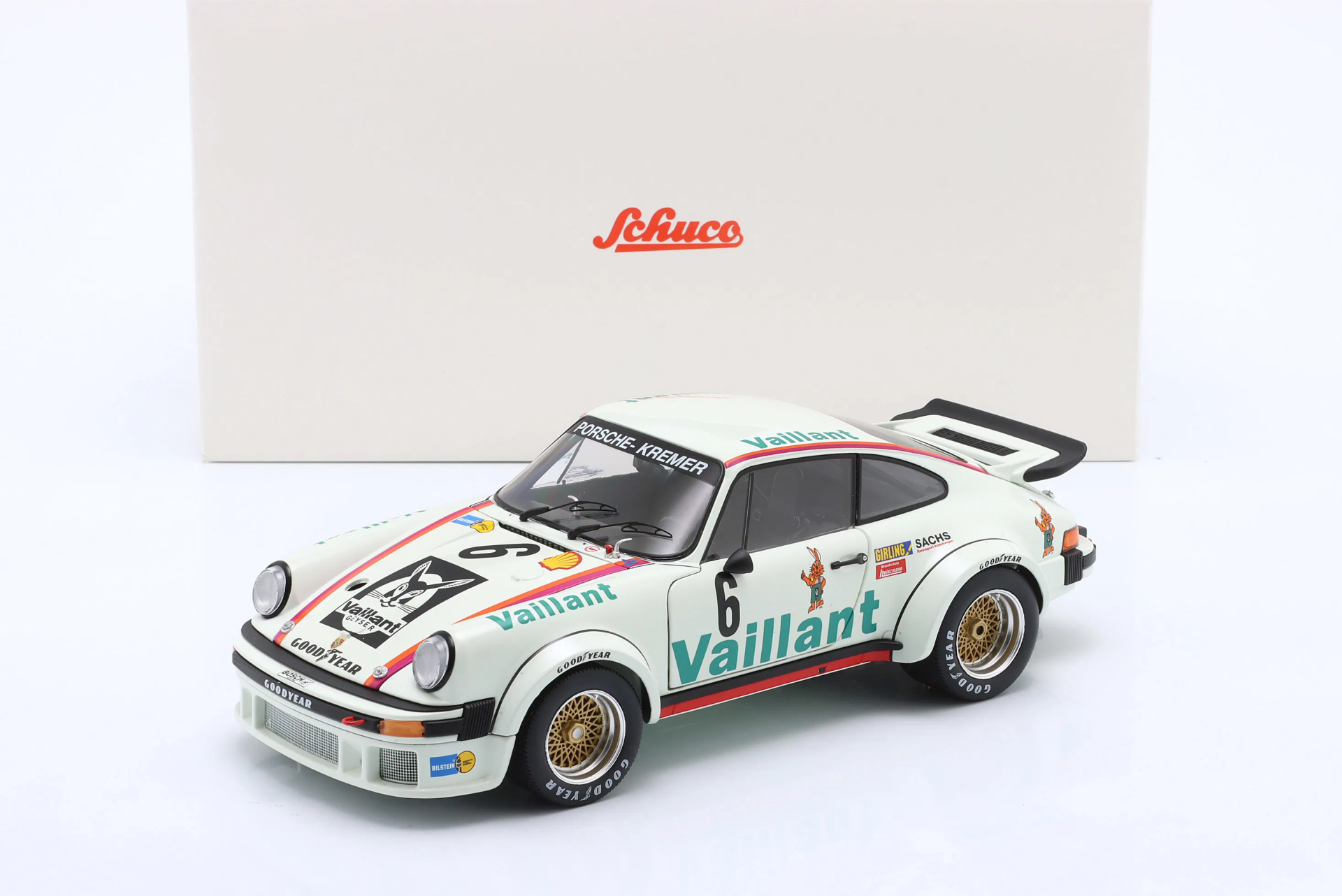 1/18 SCHUCO Kremer Porsche 934 RSR #6 European GT Championship Norisring 1976 Wollek - 450060200