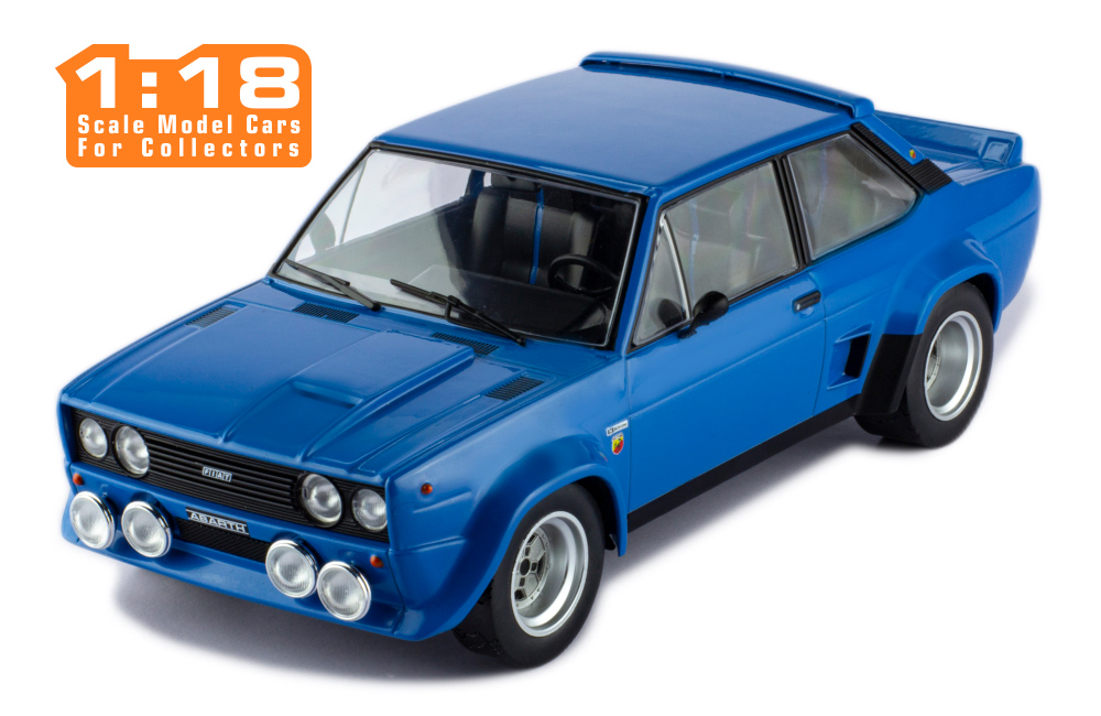 1/18 IXO Models FIAT 131 Abarth 1980 Blue
