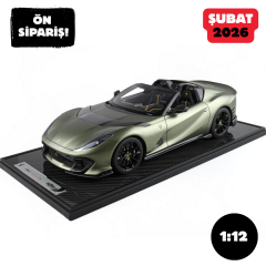 Ön Sipariş - 1/12 Ferrari 812 Competizione A Matt Manzoni Green