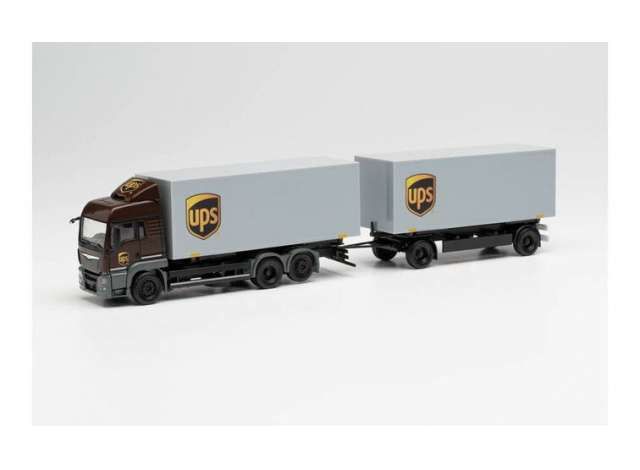 1/87 MAN TGS LX E6 W. Hz. *UPS*, brown/grey