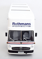 1/18 CMR - MERCEDES BENZ - O317 TRUCK CAR TRANSPORTER PORSCHE Rothmans 1968