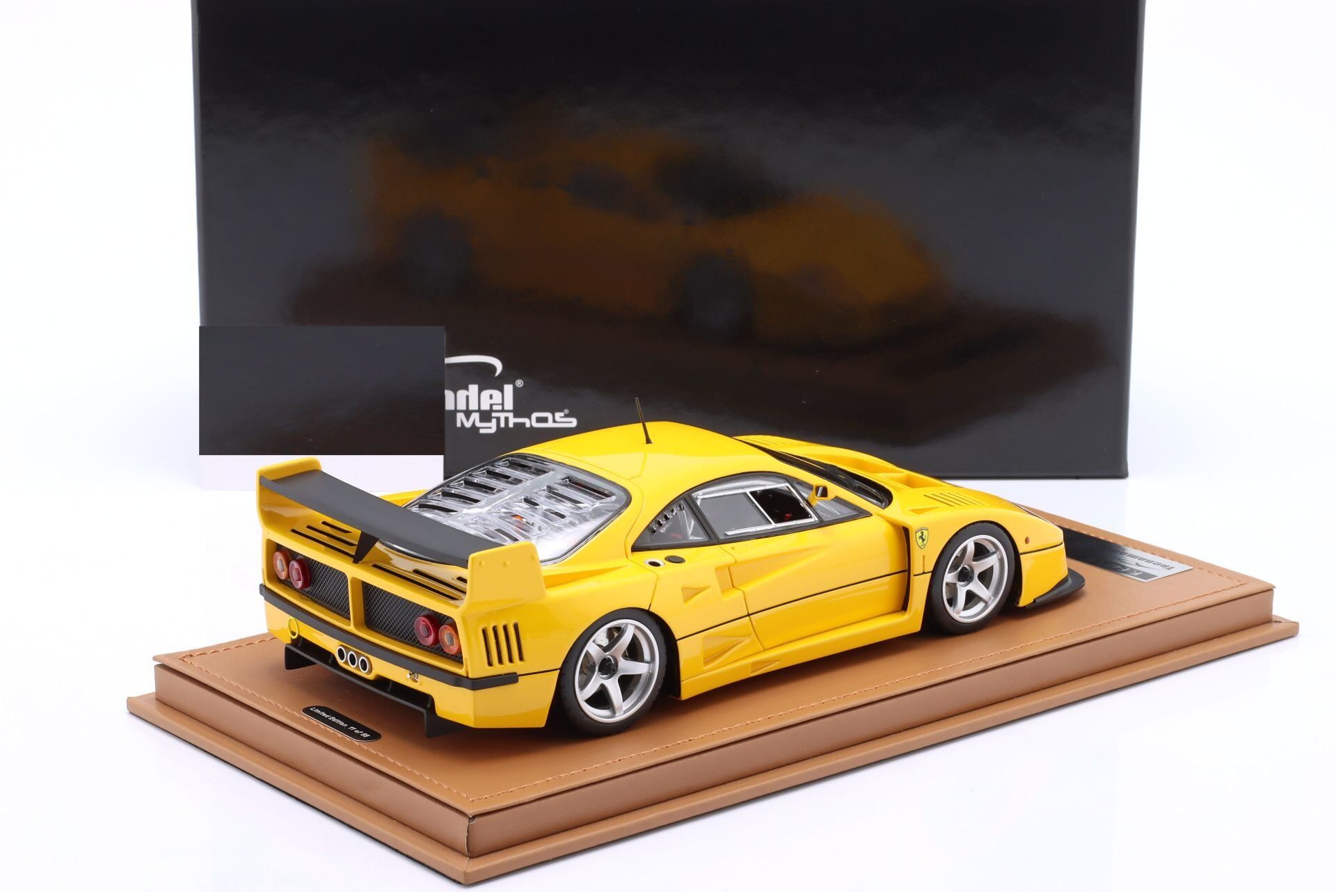 TECNOMODEL - FERRARI - F40 LM PRESS VERSION 1996 - WITH 5 SPOKE BLACK RIMS
