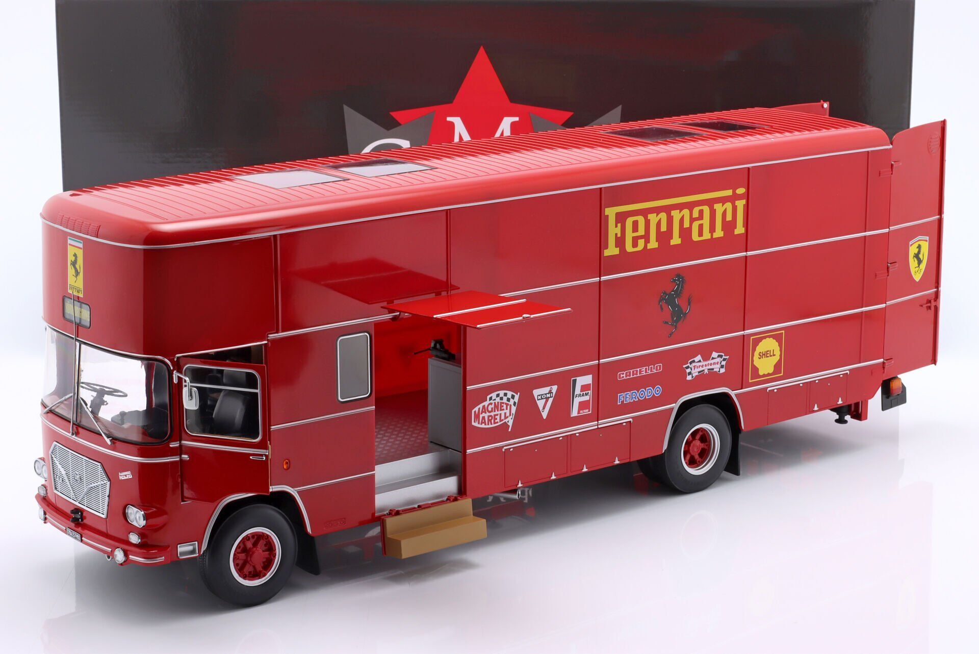 1/18 CMR OM FIAT 150 ROLFO TRUCK CAR TRANSPORTER 2-ASSI 1966 - FOR F1 312B 1970 AND FERRARI P3 SPIDER 1966 - CMR176